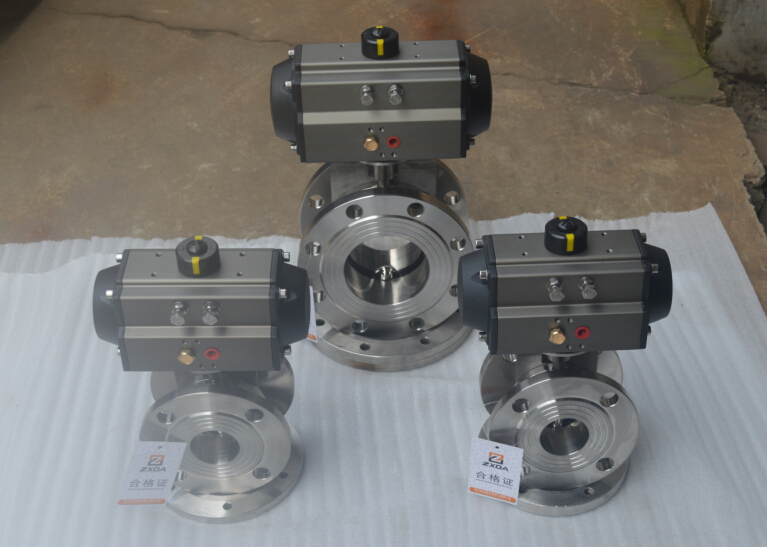 河南客戶訂購的氣動快速切斷衛生級蝶閥已經發貨完成！