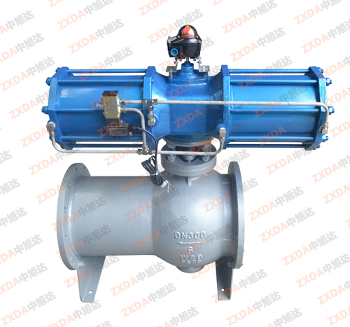 氣動(dòng)煤粉切斷球閥